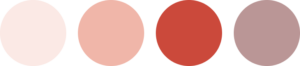 color palette for the flower delivery website design